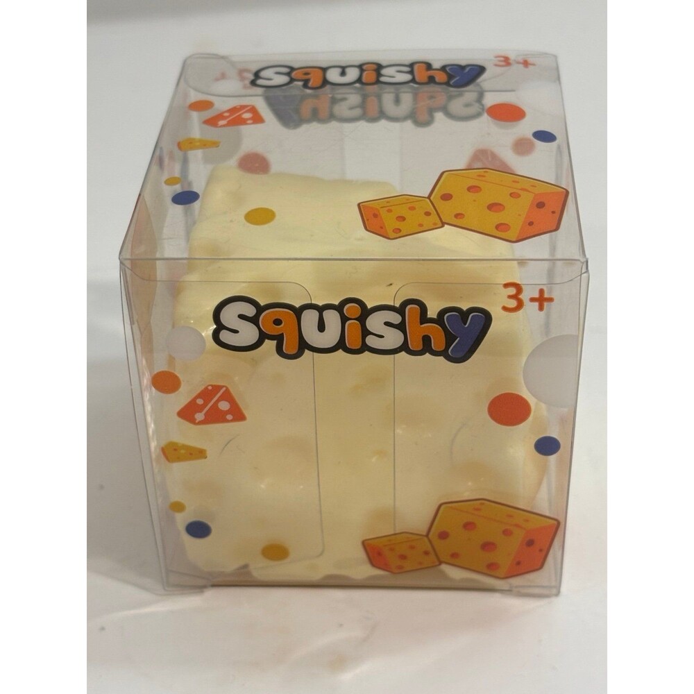 Cheese Squishy fidget toy squish viral small sized slow rise / oil